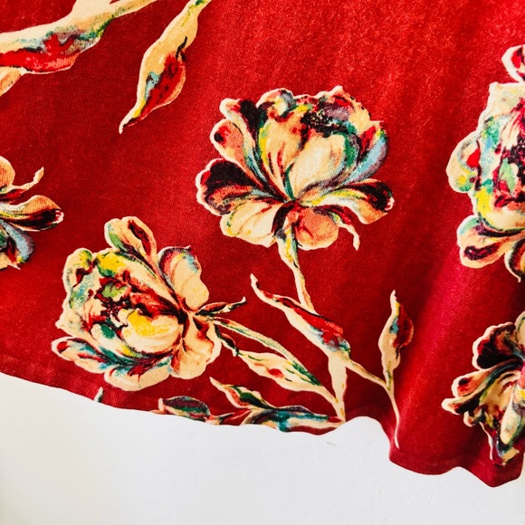 Chico’s Floral Sweater Size XL - Picture 4 of 9